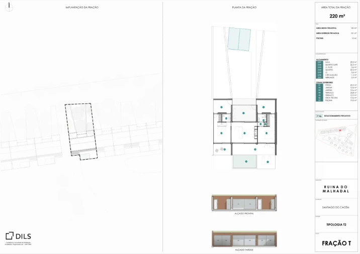 Apartamento T2 para Venda em São Francisco da Serra Planta 1