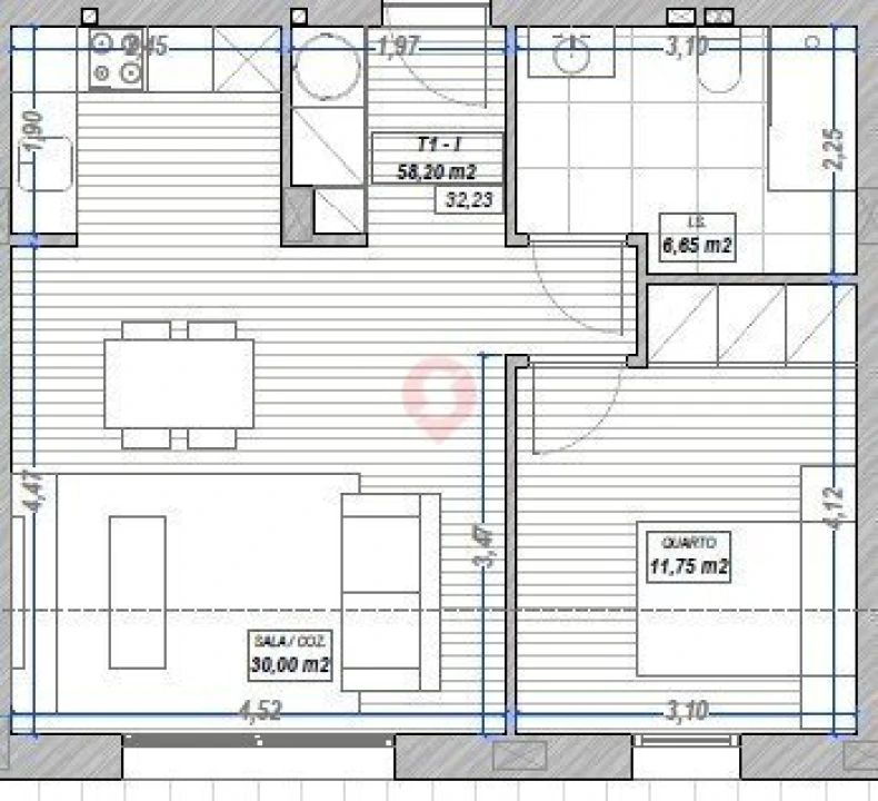 Apartamento T1 para Venda em Valença, Cristelo Covo e Arão Foto 1