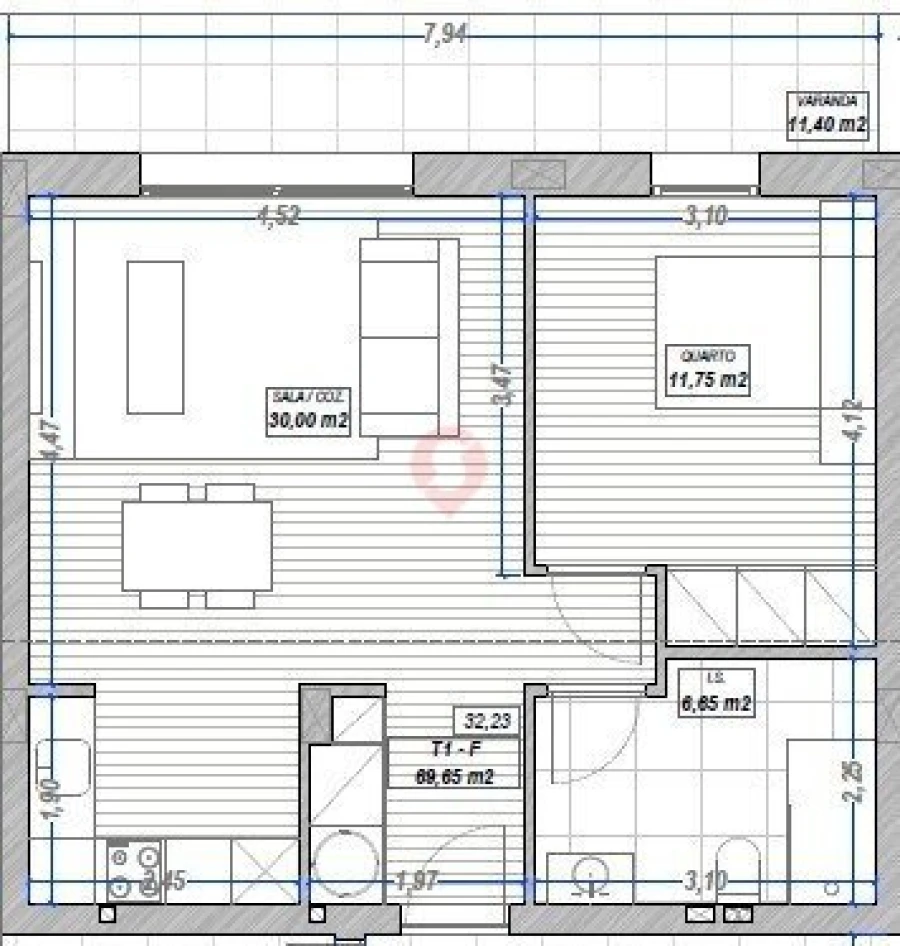 Apartamento T1 para Venda em Valença, Cristelo Covo e Arão Foto 1