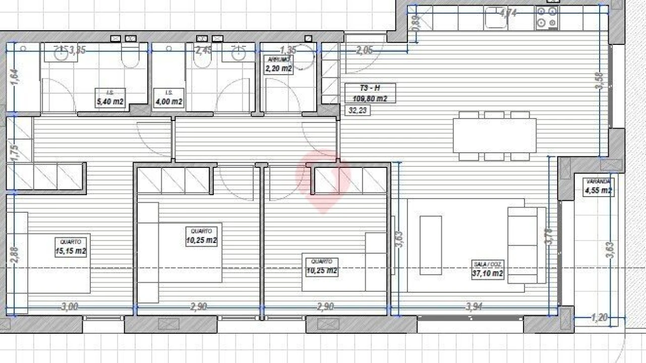 Apartamento T3 para Venda em Valença, Cristelo Covo e Arão Foto 1