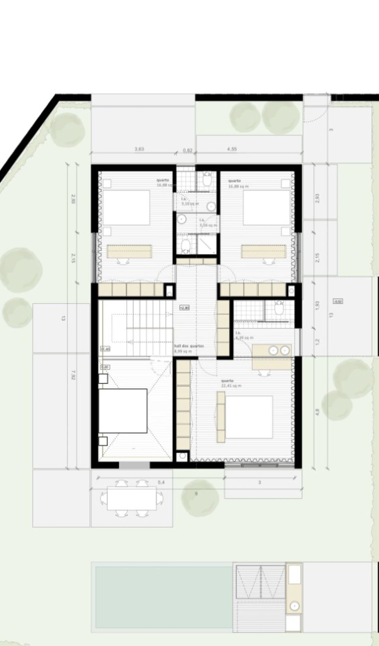 Moradia T4 para Venda em Touguinha e Touguinhó Planta 2