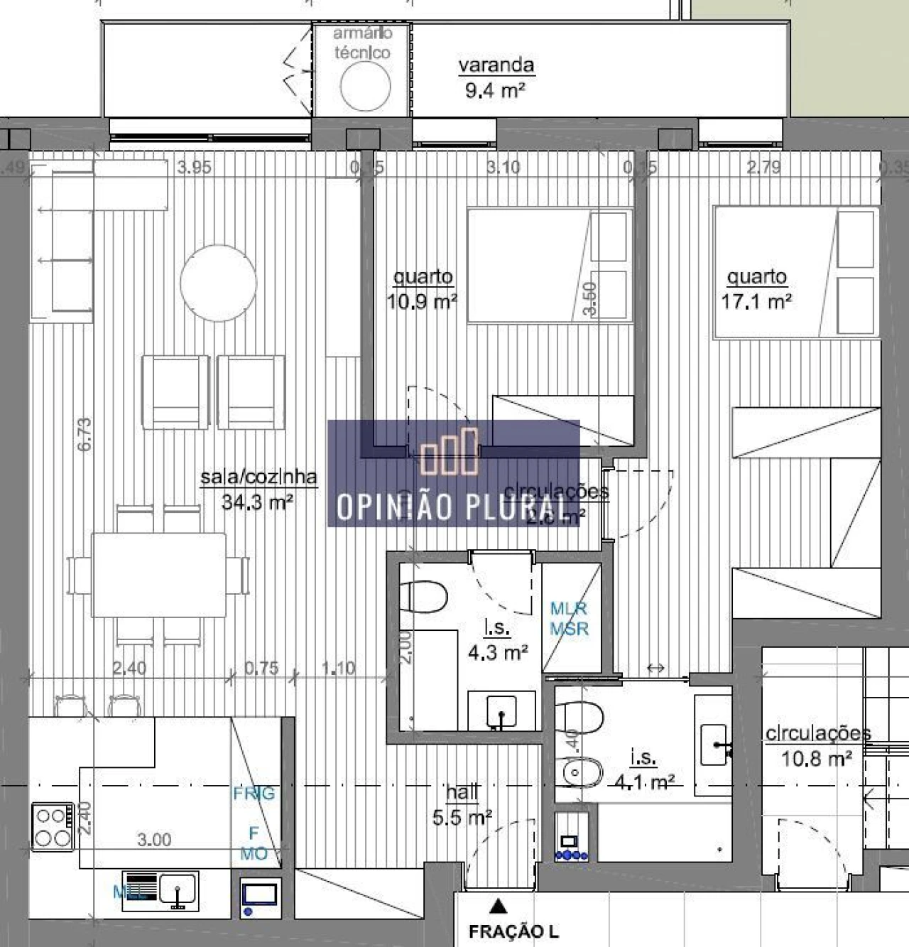 Apartamento T2 para Venda em Avintes Foto 18