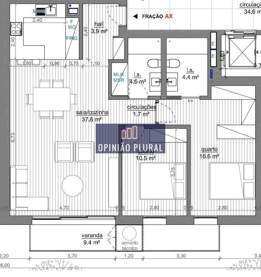 Apartamento T2 para Venda em Avintes Foto 18