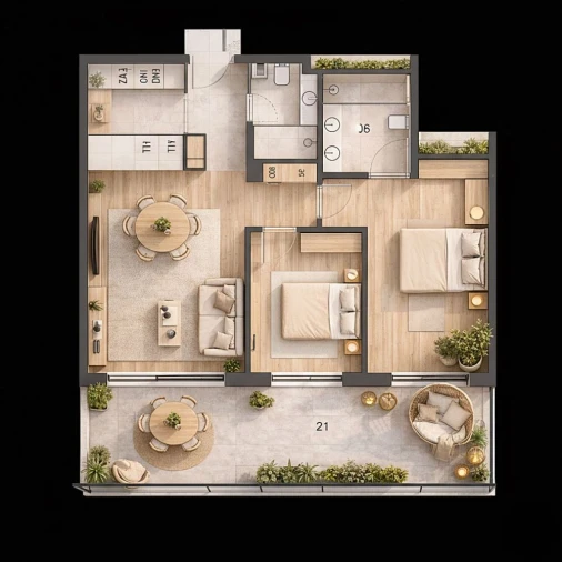 Apartamento T2 para Venda em Canidelo Foto 15