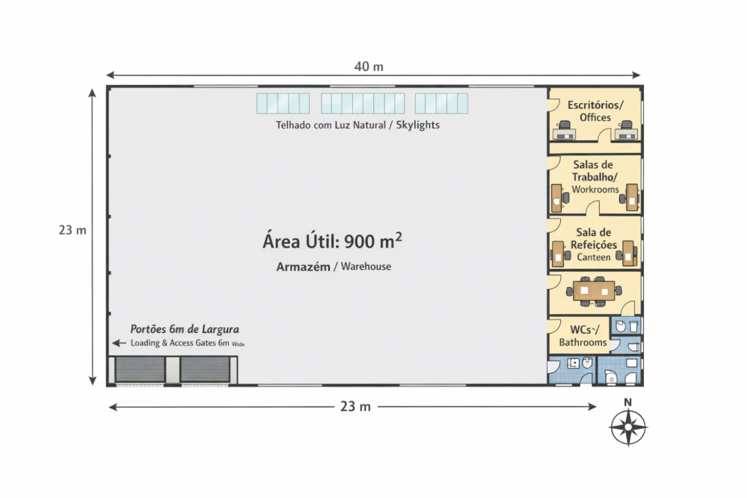 Loja para Arrendamento em Perafita, Lavra e Santa Cruz do Bispo Foto 30