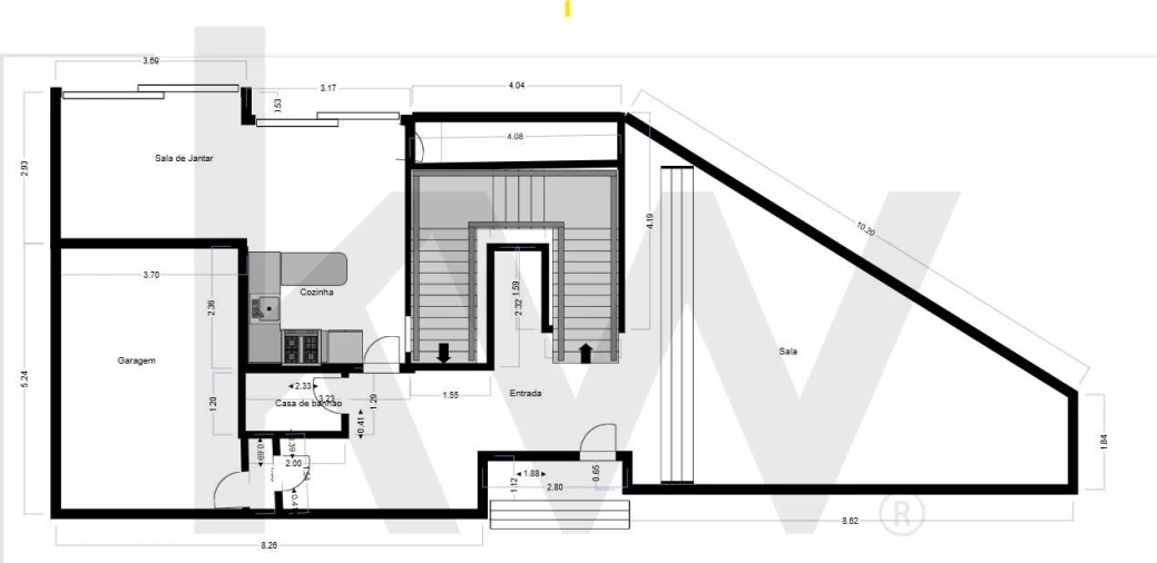 Moradia T4 para Venda em Amora Planta 1