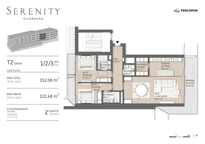 Apartamento T2 para Venda em Quarteira Foto 13