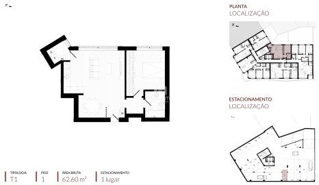 Apartamento T1 para Venda em Santa Marinha e São Pedro da Afurada
