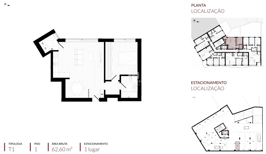 Apartamento T1 para Venda em Santa Marinha e São Pedro da Afurada Foto 7