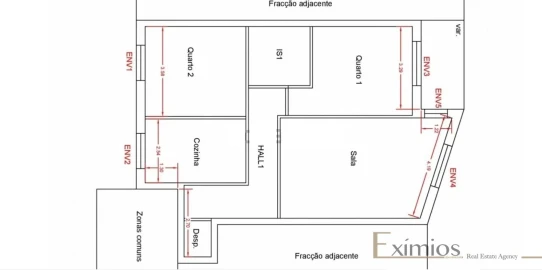 Apartamento T2 para Venda em Póvoa de Varzim, Beiriz e Argivai