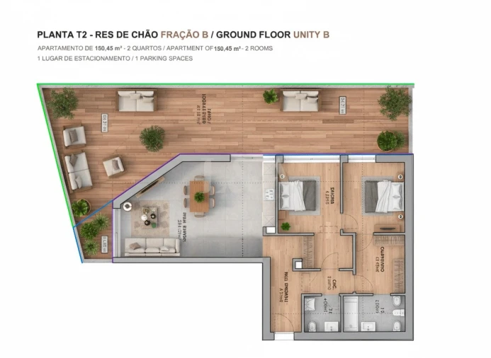 Apartamento T2 para Venda em Tavira (Santa Maria e Santiago)