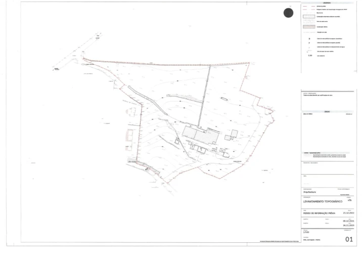 Terreno P/ Prédio para Venda em Albufeira e Olhos de Água Planta 2