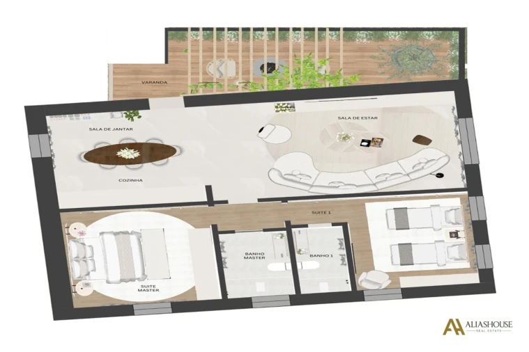 Apartamento T2 para Venda em Alcabideche Planta 1