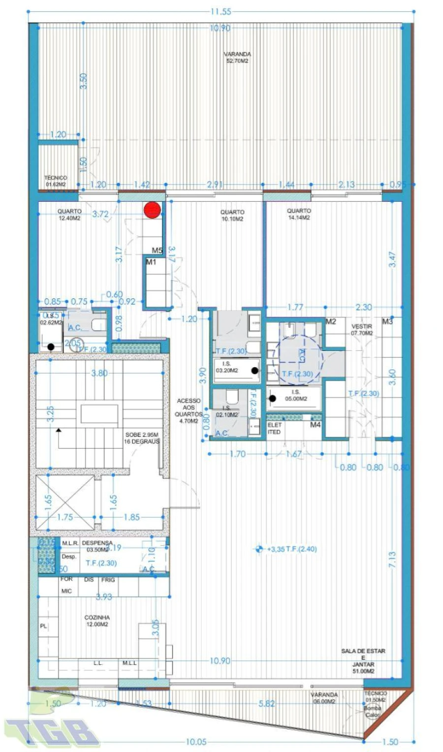 Apartamento T3 para Venda em Glória e Vera Cruz Foto 13
