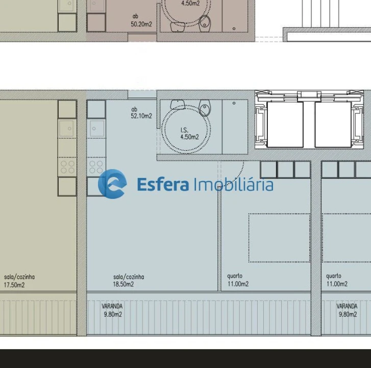 Apartamento T1 para Venda em São Mamede de Infesta e Senhora da Hora Foto 11