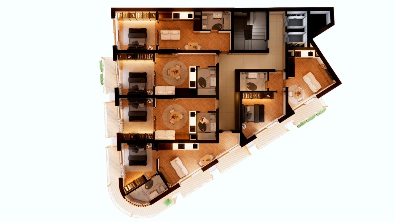 Apartamento T0 para Venda em Matosinhos e Leça da Palmeira Planta 2