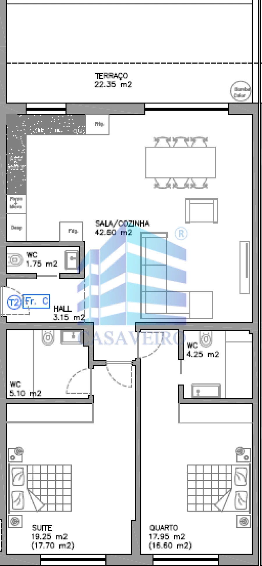 Apartamento T2 para Venda em Esgueira Foto 9