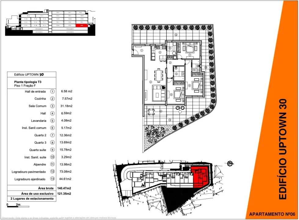 Apartamento T3 para Venda em Machico Planta 2