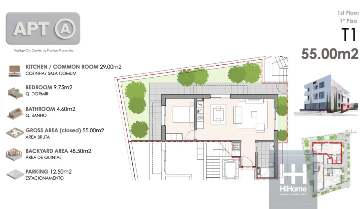 Apartamento T1 para Venda em Machico Foto 24