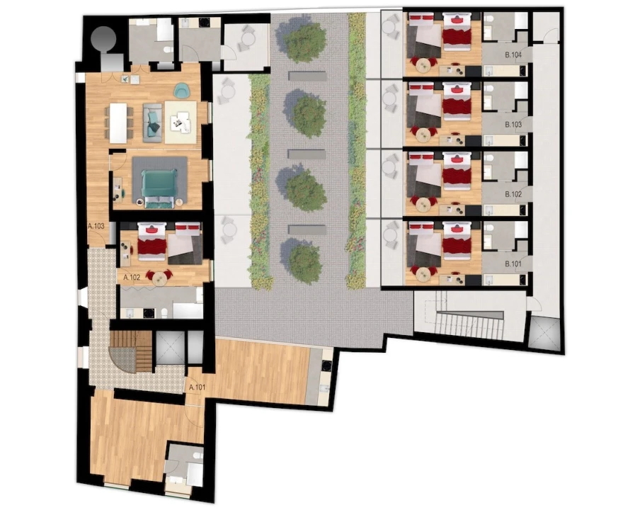Apartamento T1 para Venda em Funchal (São Pedro) Planta 3