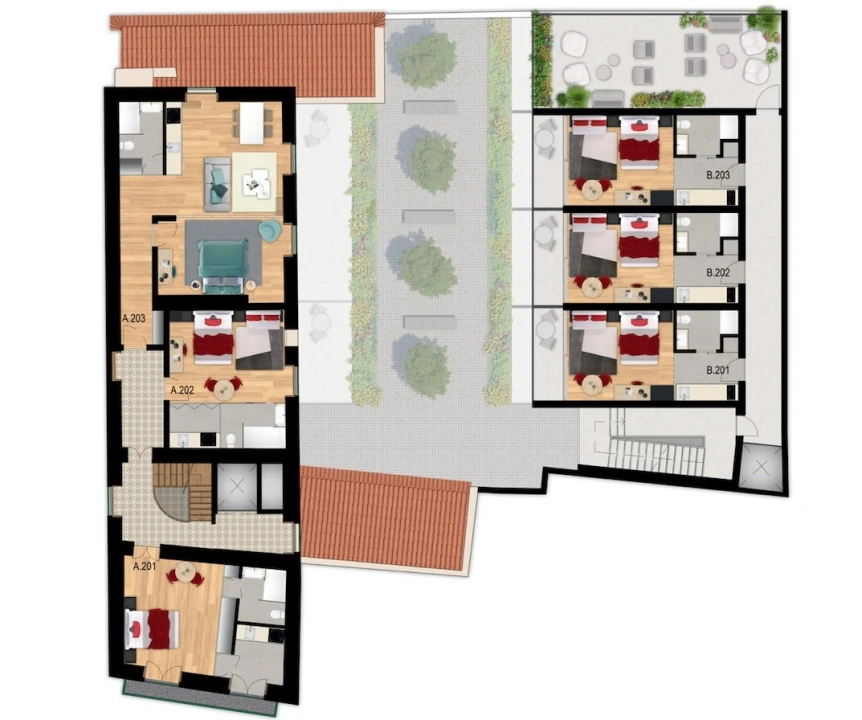 Apartamento T1 para Venda em Funchal (São Pedro) Planta 3