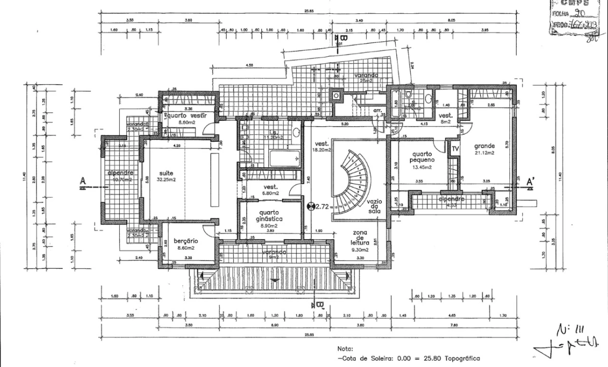 Moradia T4 para Venda em Porto Santo Planta 2