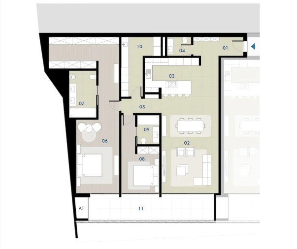 Apartamento T2 para Venda em Camara de Lobos Planta 1