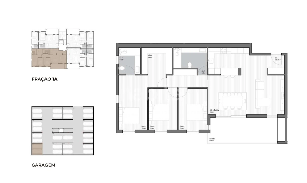Apartamento T3 para Venda em Poiares (Santo Andre) Foto 22