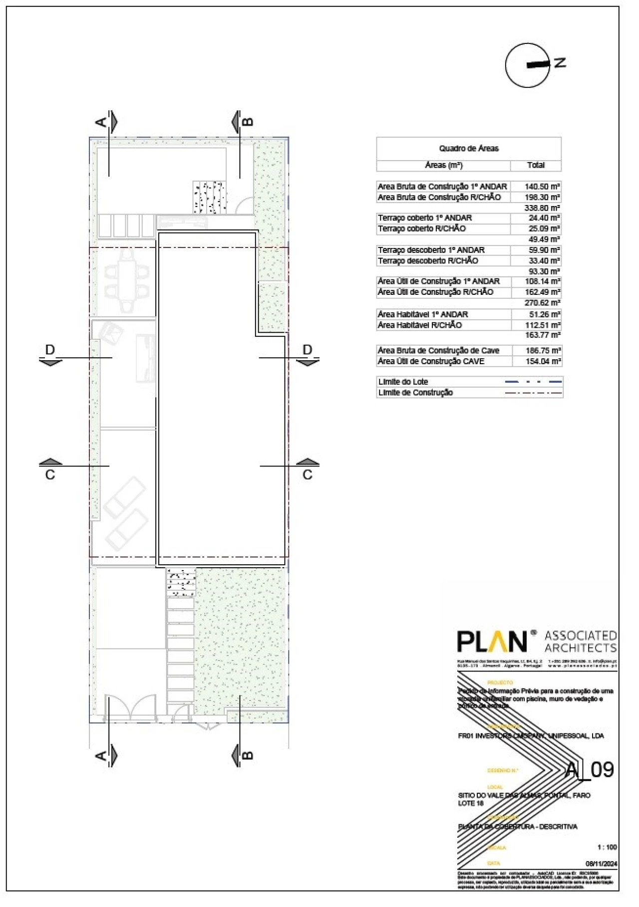 Moradia T4 para Venda em Montenegro Planta 3