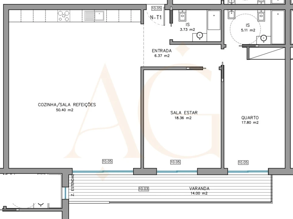 Apartamento T2 para Venda em Conceição e Cabanas de Tavira Foto 1