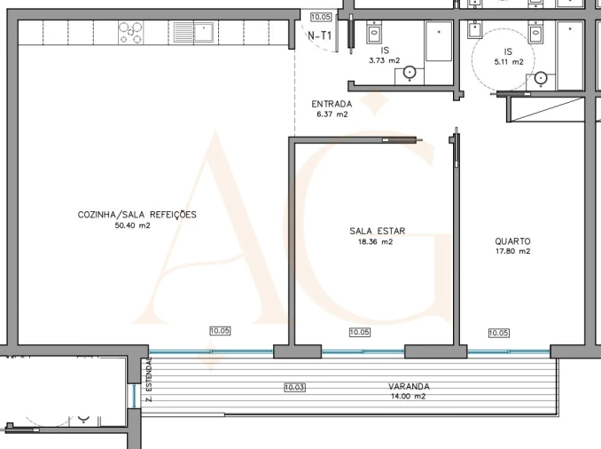 Apartamento T2 para Venda em Conceição e Cabanas de Tavira