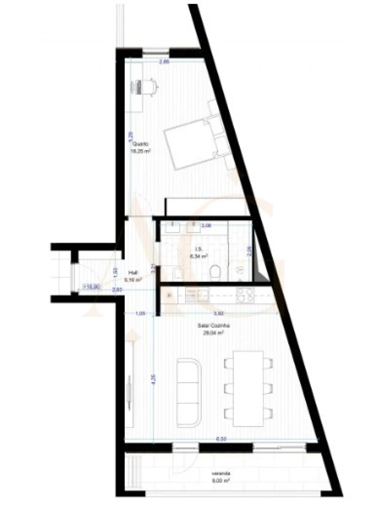 Apartamento T1 para Venda em Portimão Foto 14