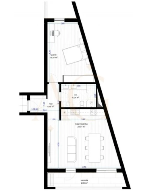Apartamento T1 para Venda em Portimão