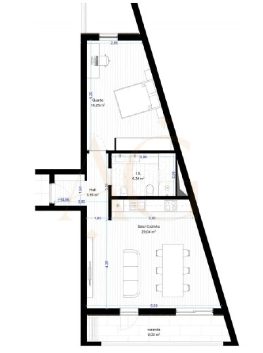 Apartamento T1 para Venda em Portimão Foto 14