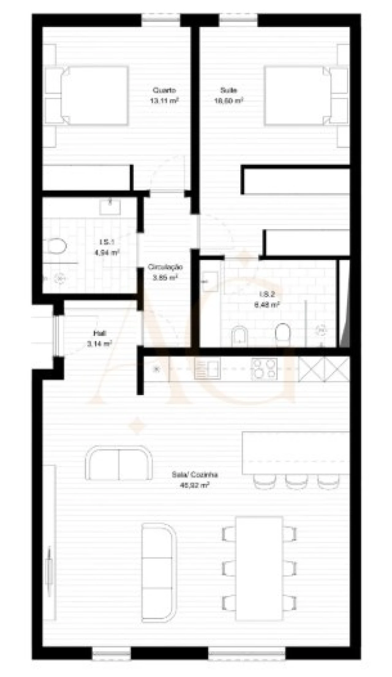 Apartamento T2 para Venda em Portimão Foto 14