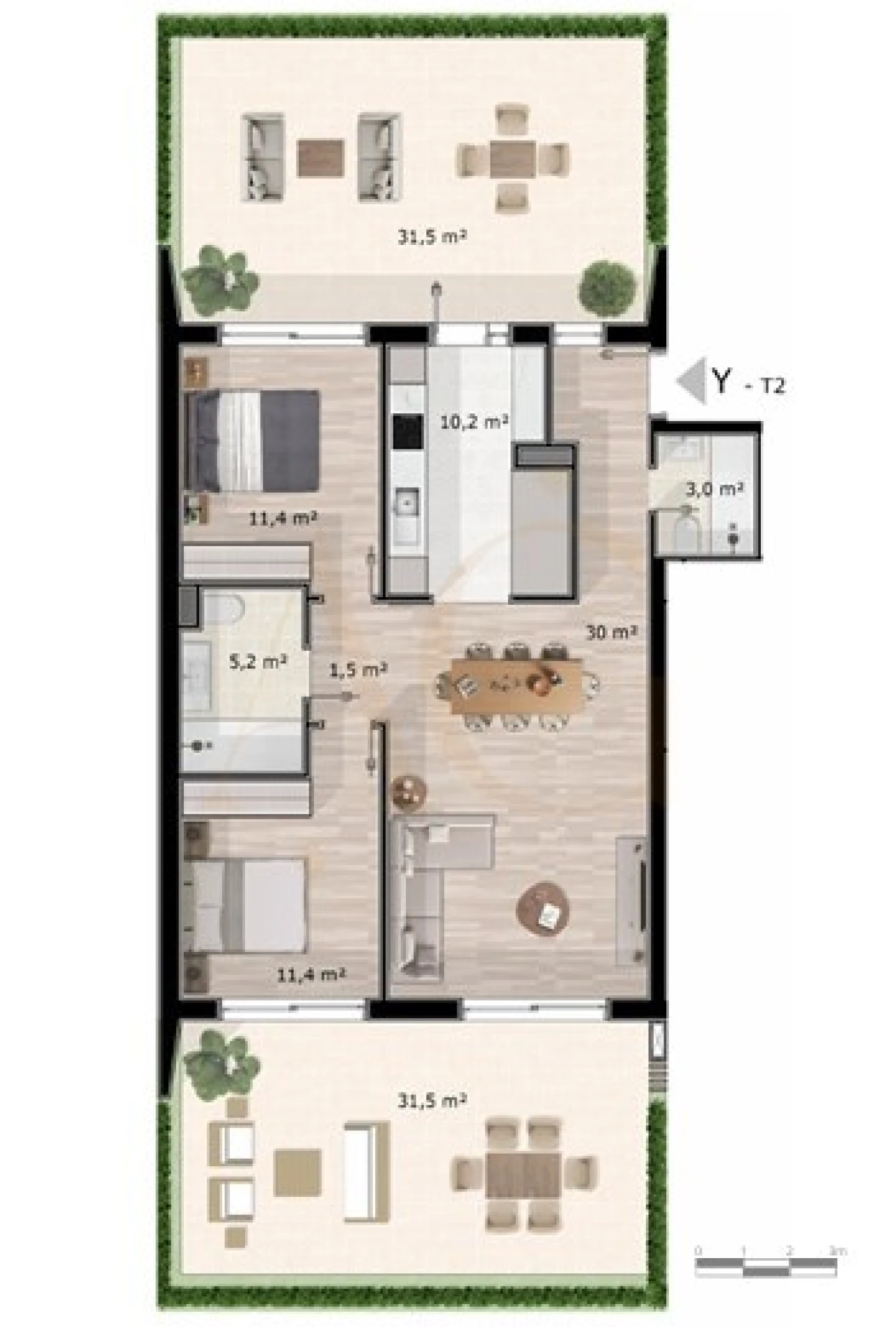 Apartamento T2 para Venda em Luz de Tavira e Santo Estêvão Foto 6