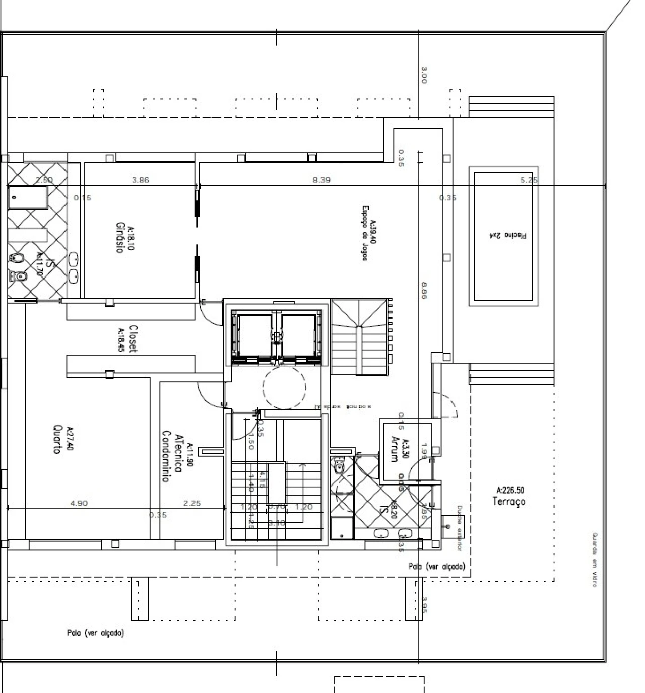Apartamento T3 para Venda em Montijo e Afonsoeiro Planta 2