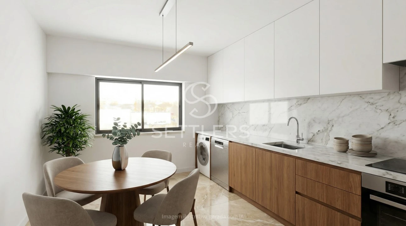 Apartamento T2 para Venda em Carcavelos e Parede Foto 6