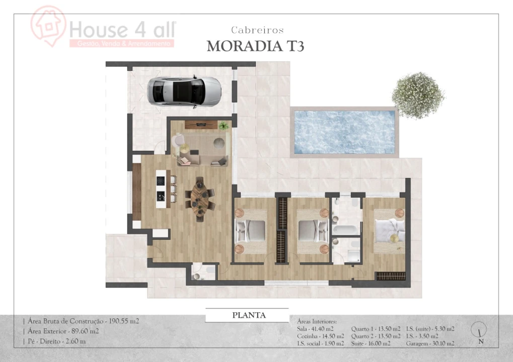 Moradia T3 para Venda em Salir de Matos Foto 6