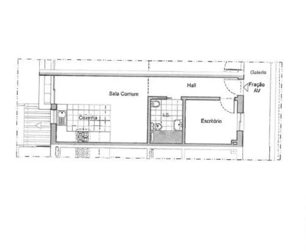 Apartamento para Venda em Vila de Sagres Planta 1