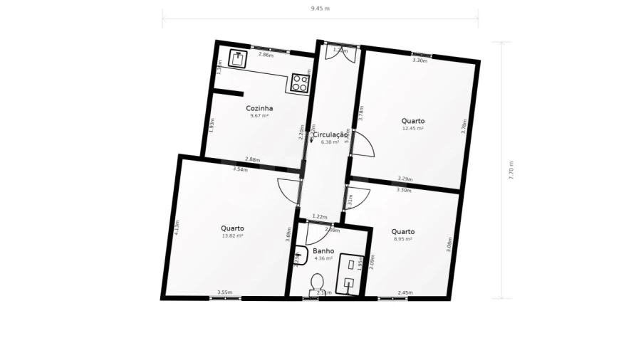 Apartamento T2 para Venda em Nossa Senhora da Vila, Nossa Senhora do Bispo e Silveiras Foto 22