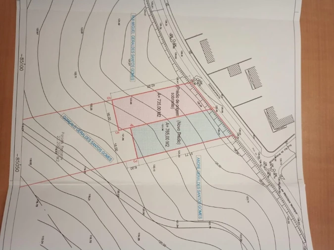 Terreno para Venda em Nossa Senhora do Pópulo, Coto e São Gregório Planta 1