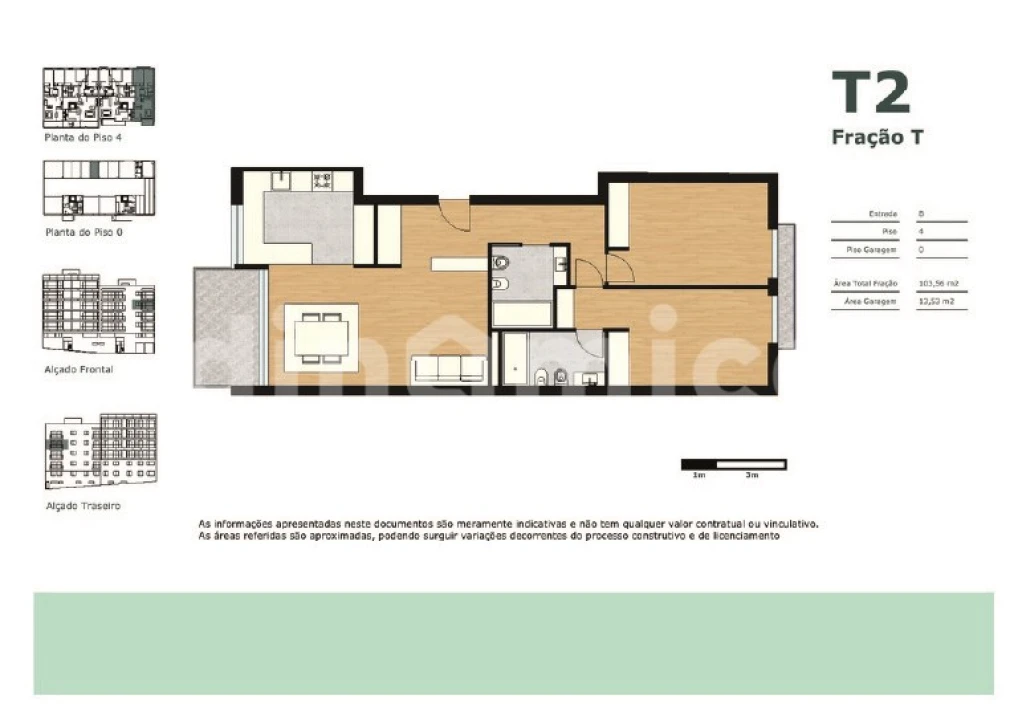 Apartamento T2 para Venda em Azurem Foto 12