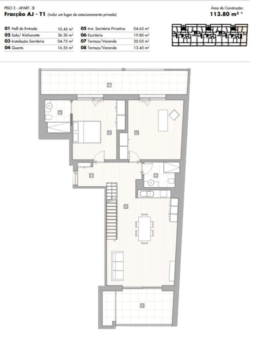 Apartamento T2 para Venda em Lagos (São Sebastião e Santa Maria) Foto 12