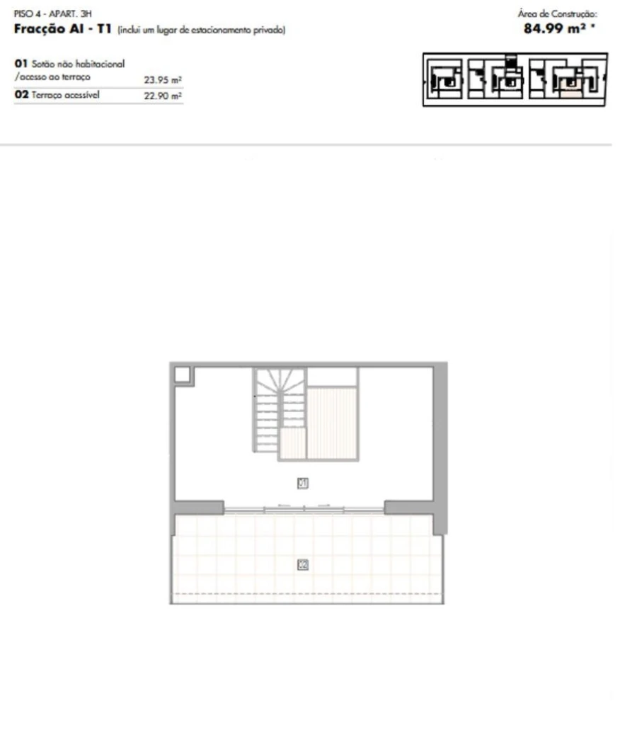 Apartamento T2 para Venda em Lagos (São Sebastião e Santa Maria) Foto 13