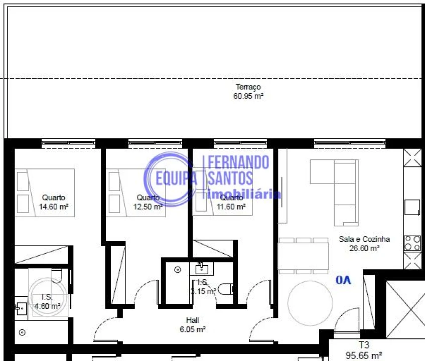 Apartamento T3 para Venda em Portimão Foto 11