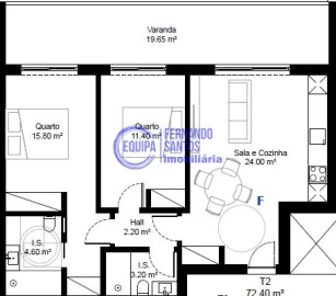 Apartamento T2 para Venda em Portimão