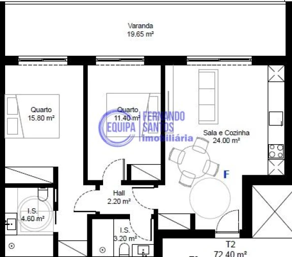 Apartamento T2 para Venda em Portimão Foto 11