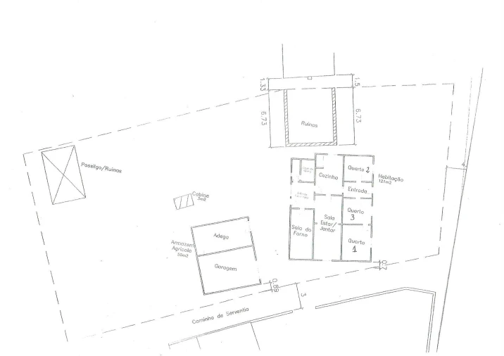 Moradia T3 para Venda em Canha Planta 1