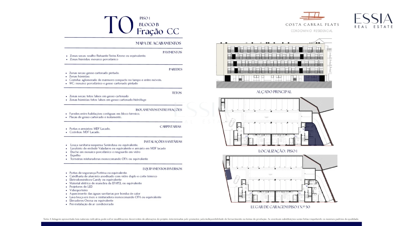 Apartamento T0 para Venda em Paranhos Planta 2